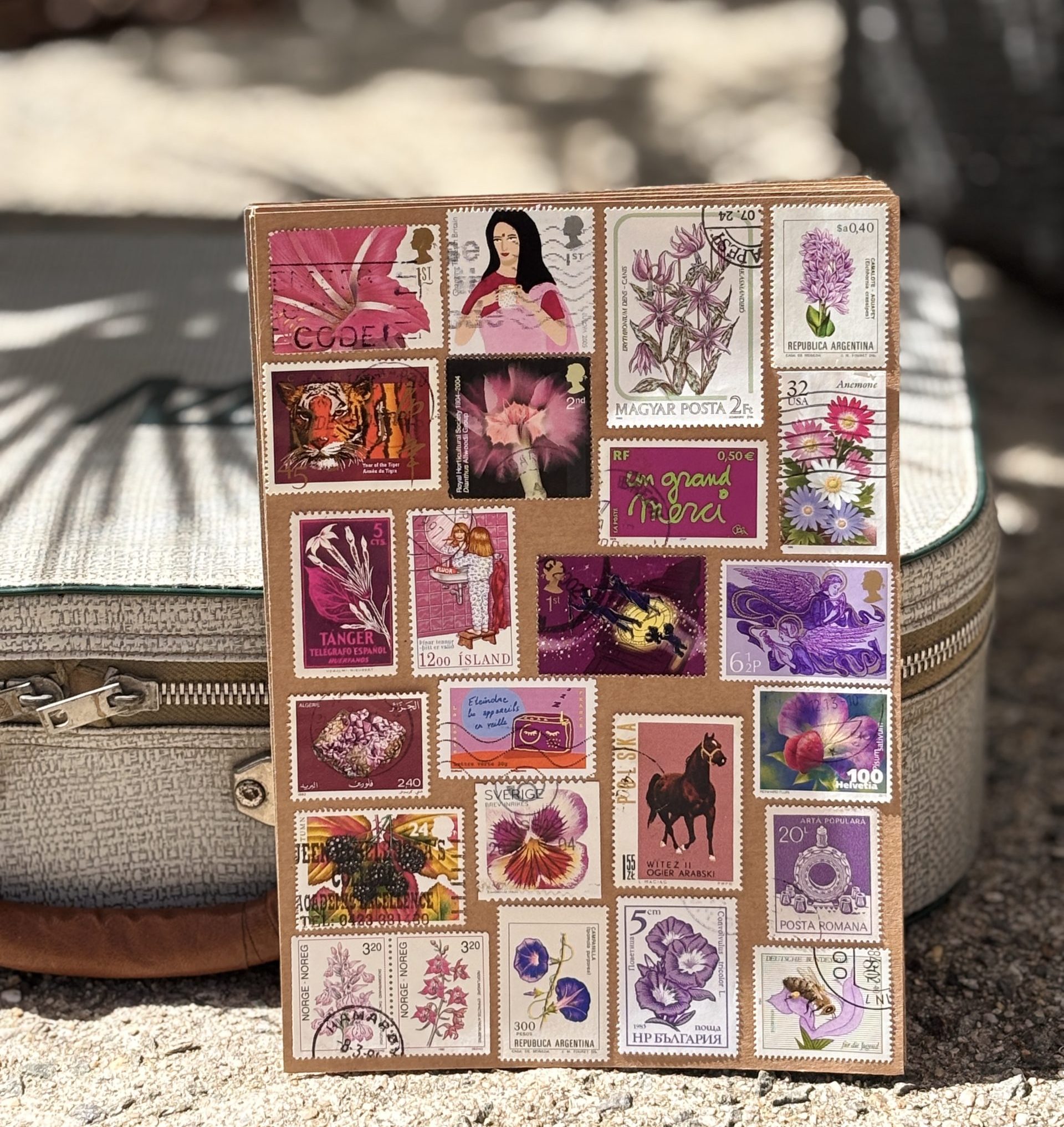 PLANCHE STICKERS TIMBRES